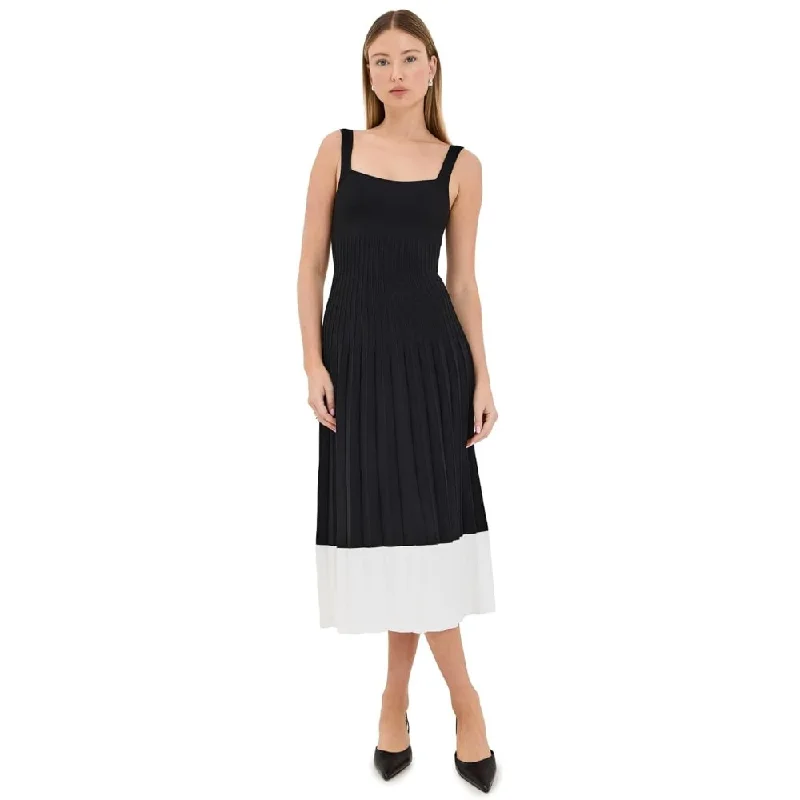 Sleevedless Dress DesignStaud Womens Ellison Sleeveless Dress Black Ivory