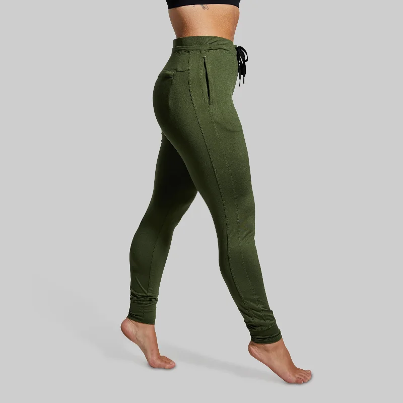 women's mid-rise pantsWomen's Rest Day Athleisure Jogger (Tactical Green)