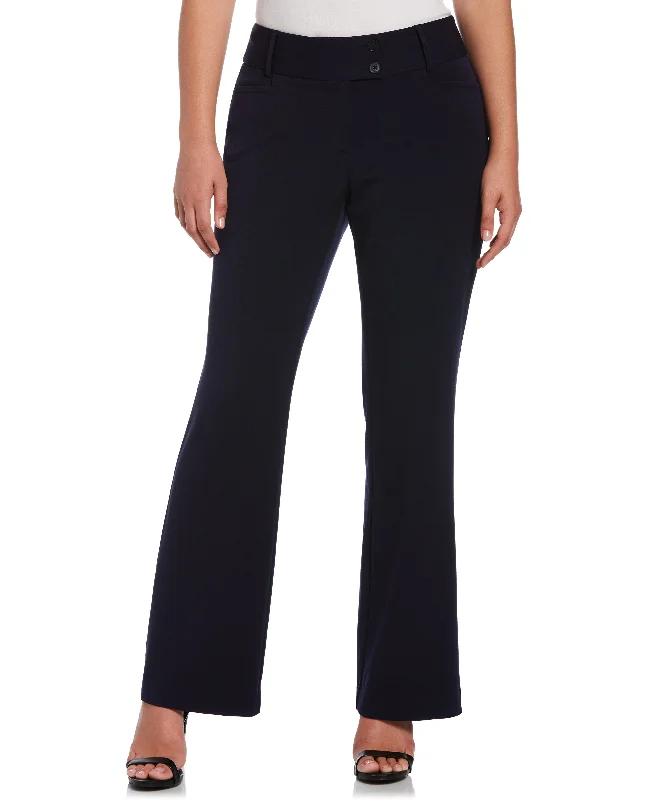 women's flare pantsPetite Gabardine Bootcut Pant - Curvy Fit