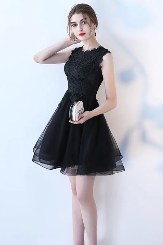 Sleeveless Dress GlamourSLEEVELESS SHORT TULLE DRESS