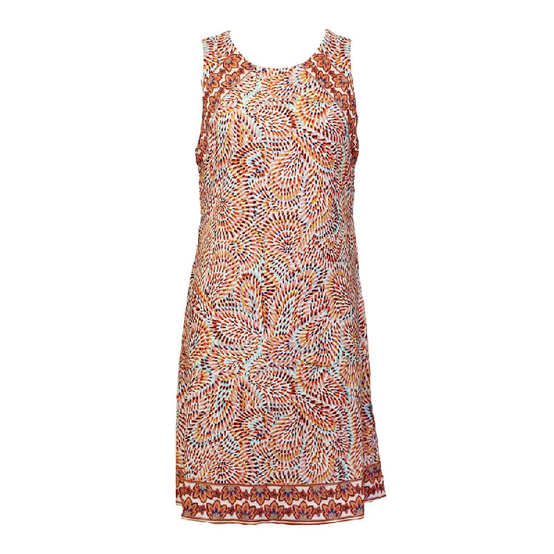 Sleeveless Dress With Animal PrintsHale Bob Katherine Sleeveless Dress - Ivory