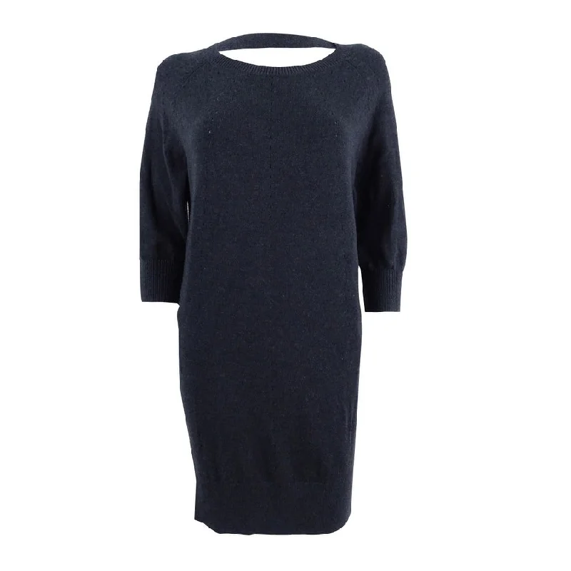 Flirty Silk Long Sleeves DressLauren Ralph Lauren Women's Long Sleeve Sweater Dress XS, Charcoal