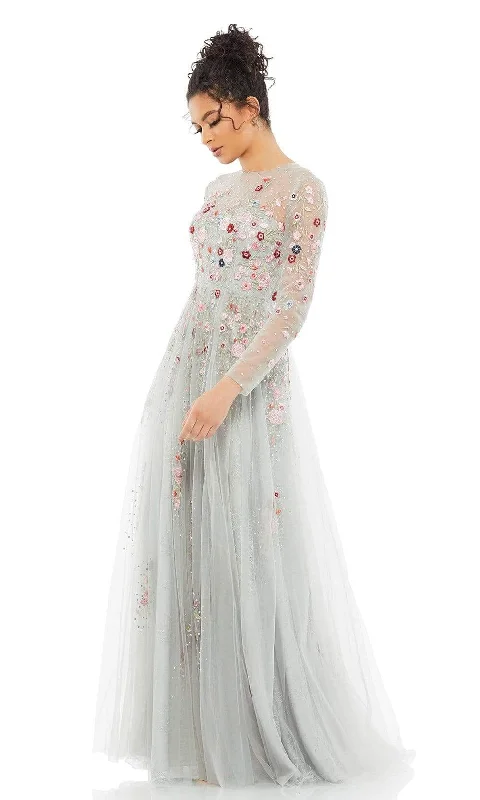 Formal Dress for Semi-Formal EventsMac Duggal - 11241 Embroidered Floral Tulle Gown