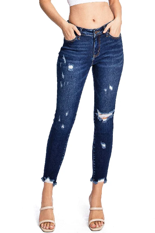 women's denim jeans for smart casualDiverge Ripped Skinnys