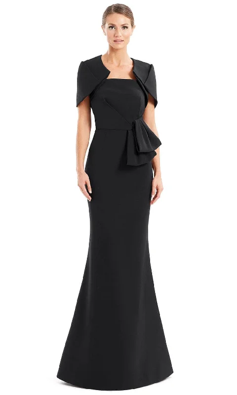 Formal Dress for Large WeddingsAlexander by Daymor 1656 - Strapless Peplum Formal Gown With Jacket