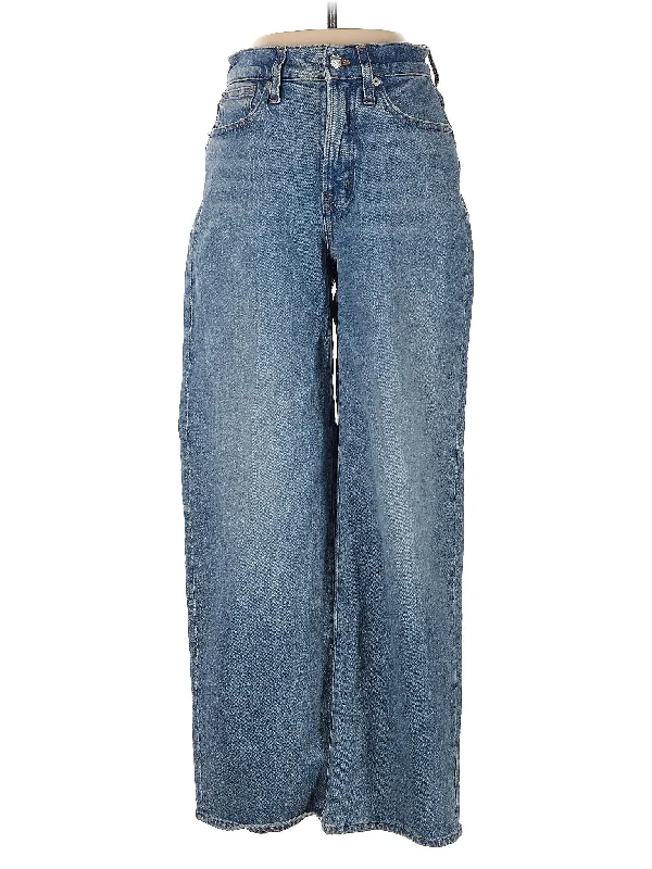 women's denim jeans for a trendy vibeHigh-Rise Wide-leg Jeans in Medium Wash