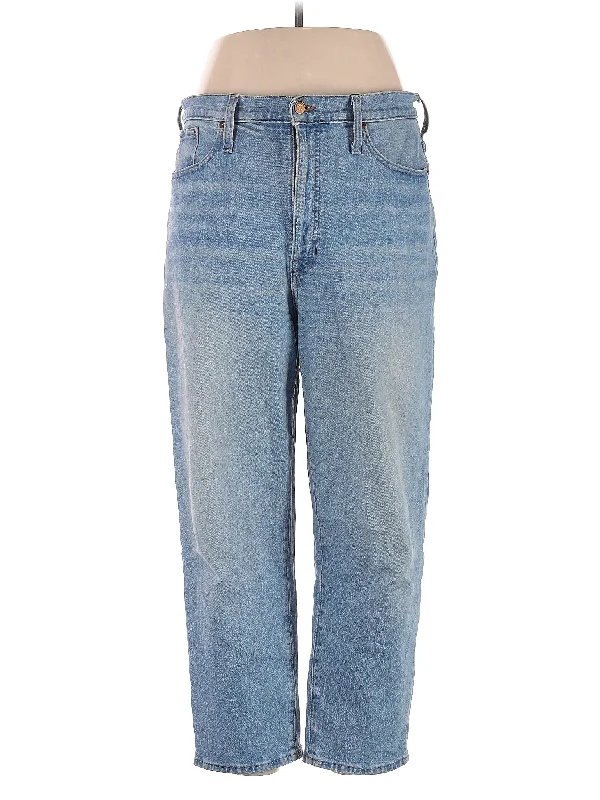 women's denim jeans with geometric patternsHigh-Rise Boyjeans Jeans in Light Wash