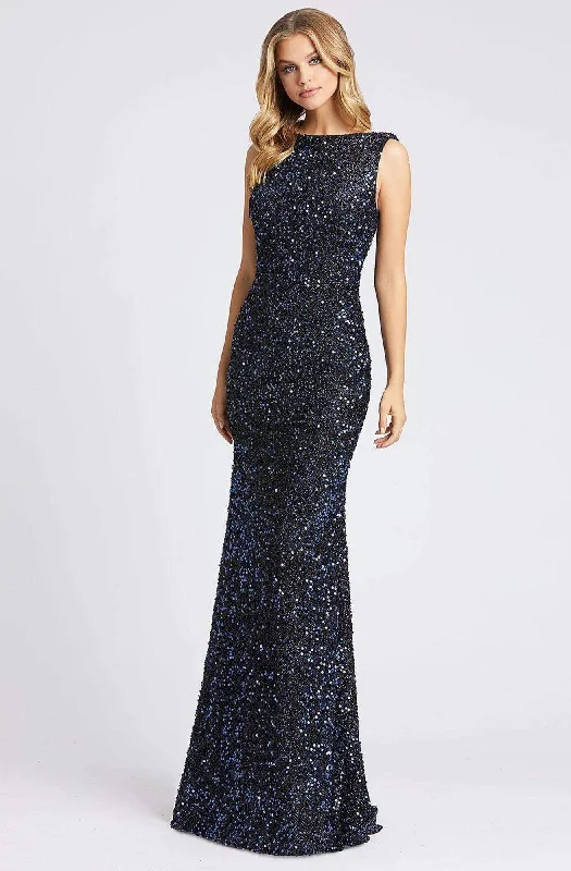 Formal Dress for PromsIeena Duggal - 26331I Sequined Cowl Back Mermaid Gown