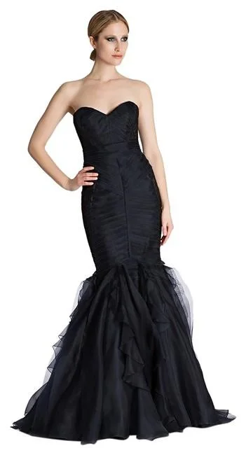 Formal Dress for Cultural ParadesTheia - Strapless Banded Sweetheart Gown 882064