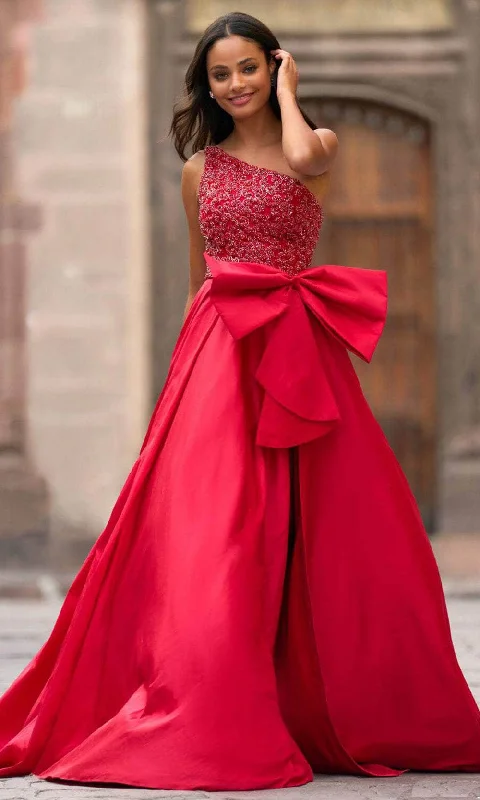 Formal Dress for Oscar NightsSherri Hill 55469 - One-Shoulder Ballgown