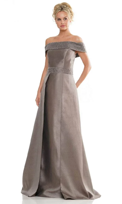 Formal Dress for Museum GalasRina di Montella RD2979 - Off-Shoulder A-Line Long Gown