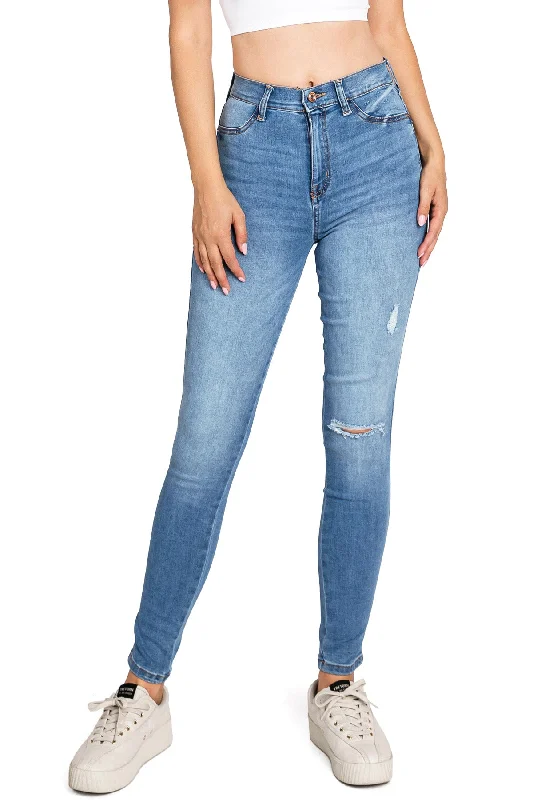 women's ankle-length denim jeansCurve High Rise Skinny Jeans