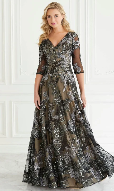 Formal Dress for Black Tie EventsChristina Wu Elegance - 17085 Sequin Embroidered A-Line Gown