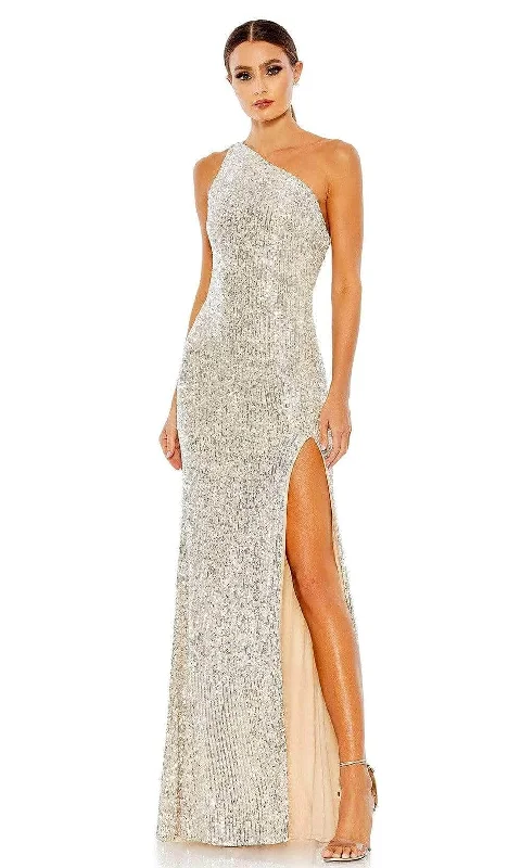 Formal Dress for Cocktail PartiesIeena Duggal - 26990 Draped Sheath Gown