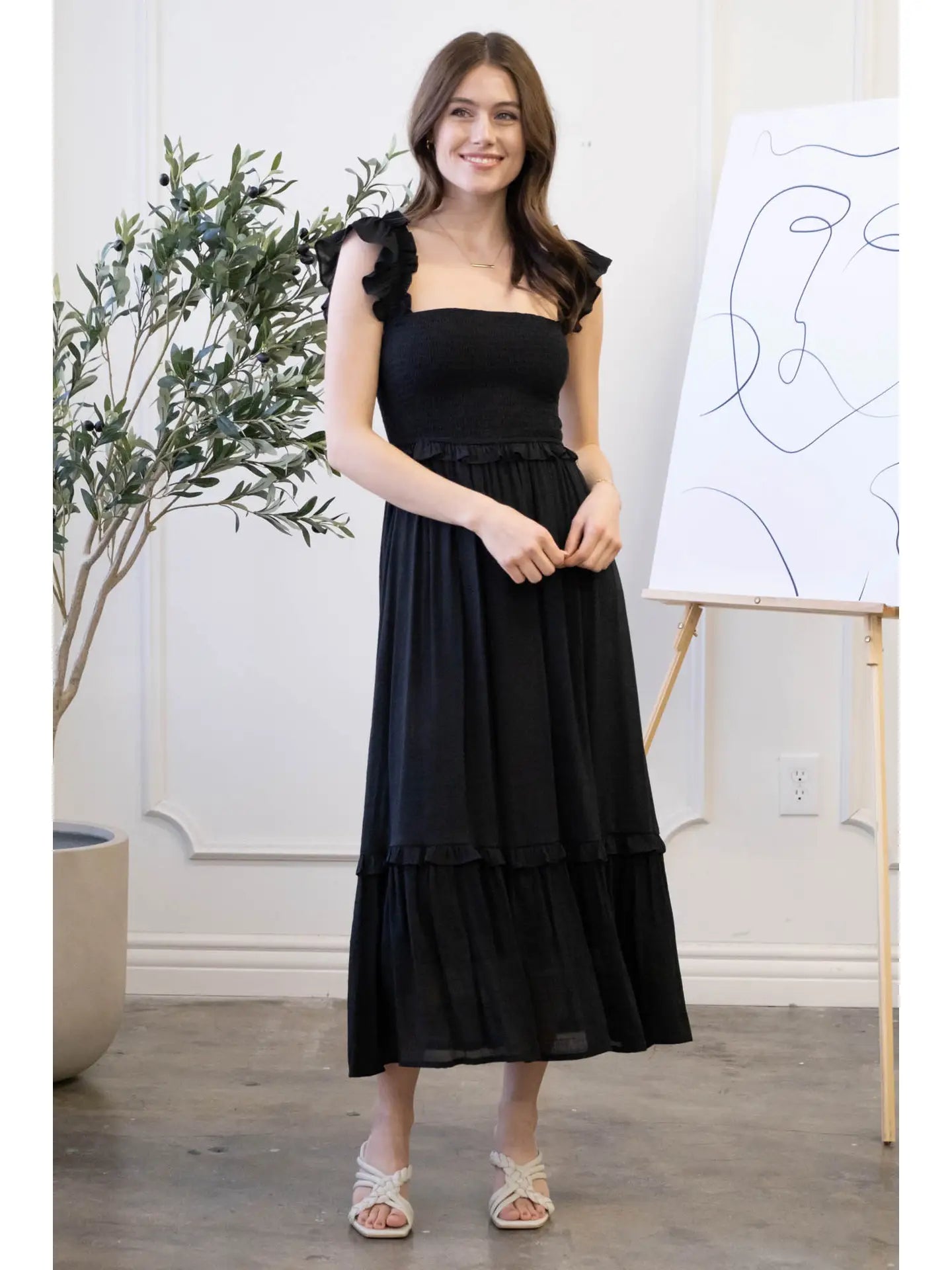 women's cold-shoulder dressesBlack Beverly Dress