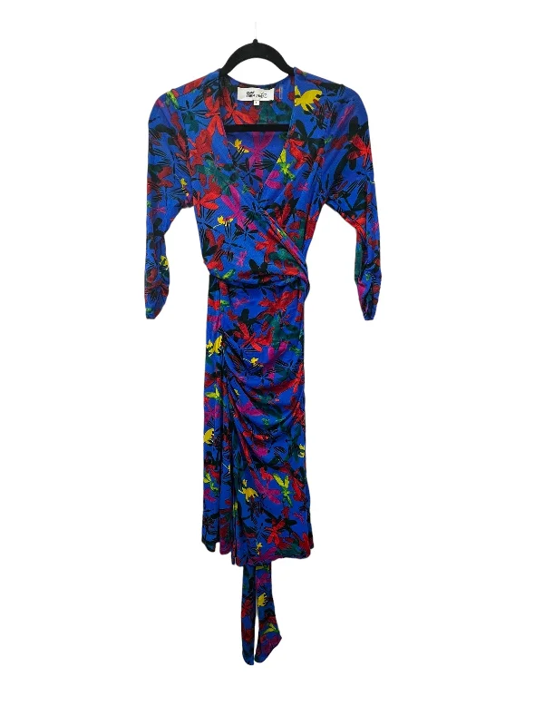 women's handmade dressesBlue Dress Designer Diane Von Furstenberg, Size S