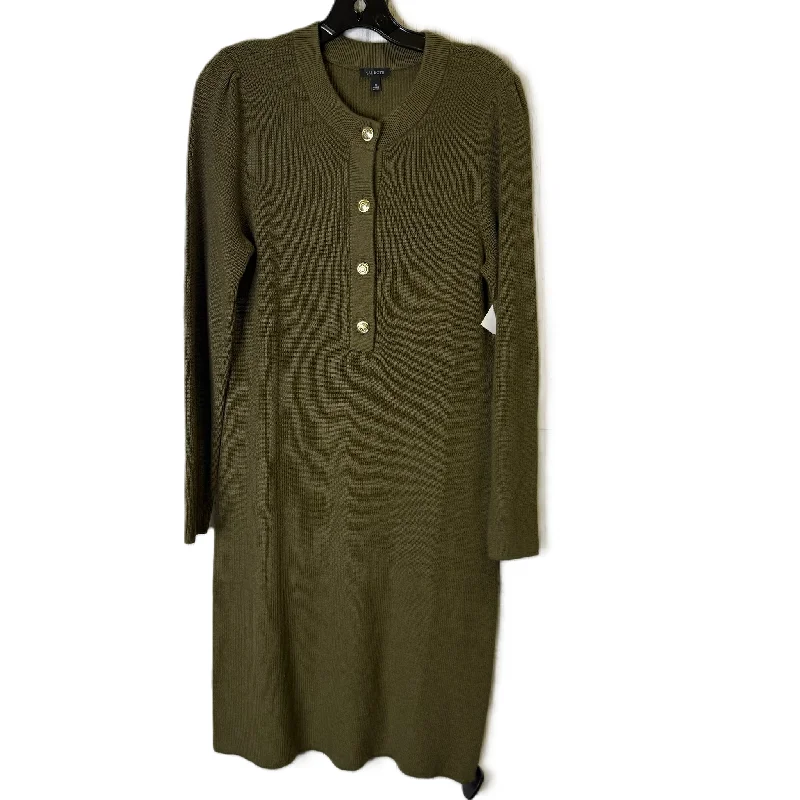 women's bell-sleeved dressesDress Casual Short By Talbots In Green, Size: M