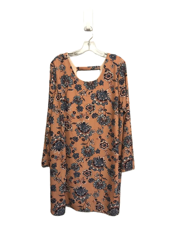 women's off-the-shoulder dressesFloral Print Dress Casual Short By LoveSick Size: 2x