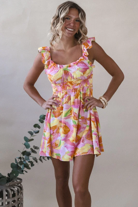 women's flowy dressesSunshine Floral Dress